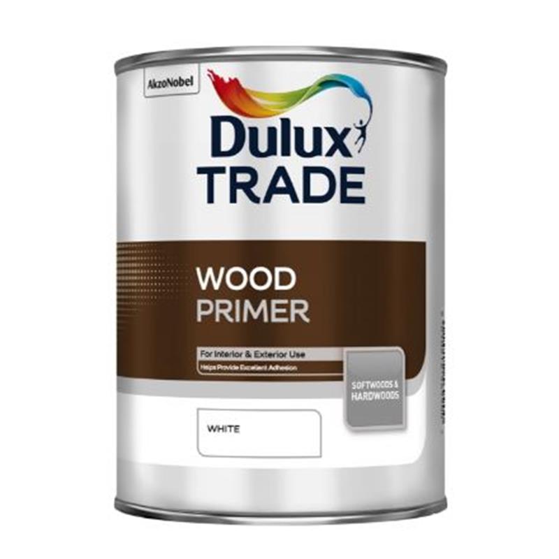 DULUX TRADE WOOD PRIMER, WHITE - 2.5L
