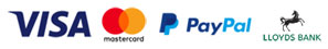 Visa, Mastercard, Paypal and Cardnet