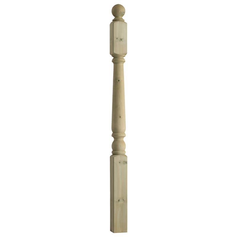 DECKING NEWEL POST (Incl. Cap) - 83mm x 83mm x 1250mm