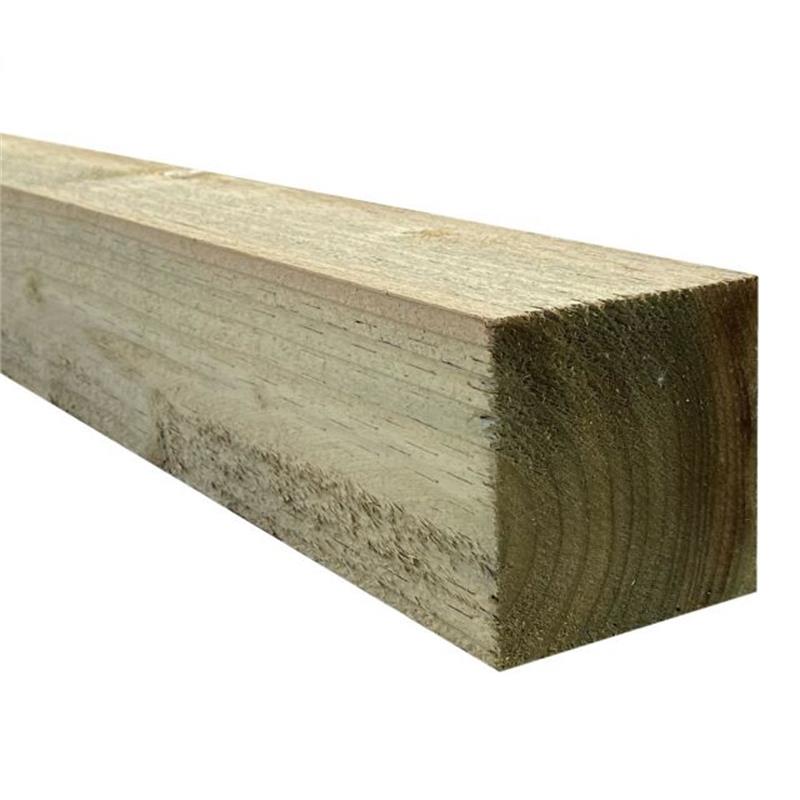 TREATED SQUARE FENCE POST - 100mm x 100mm x 2.4M