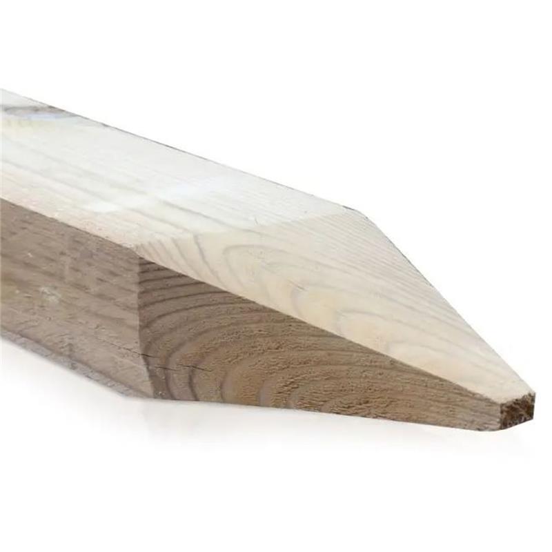 TREATED POINTED FENCE POST - 125mm x 75mm x 1.8M