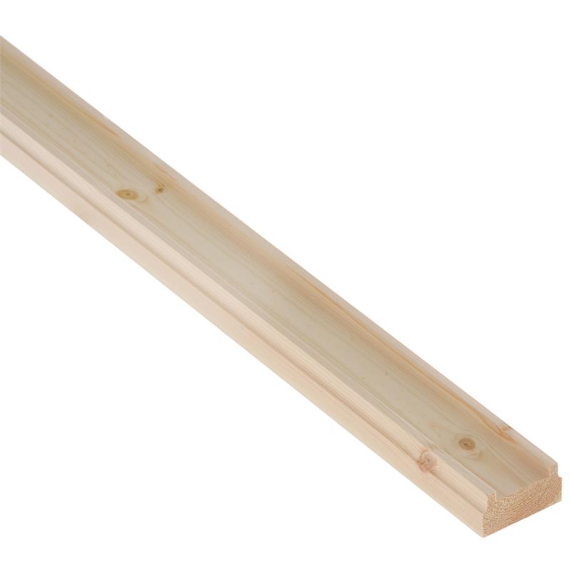 PINE 32mm GROOVED BASERAIL - 41mm x 2.4M