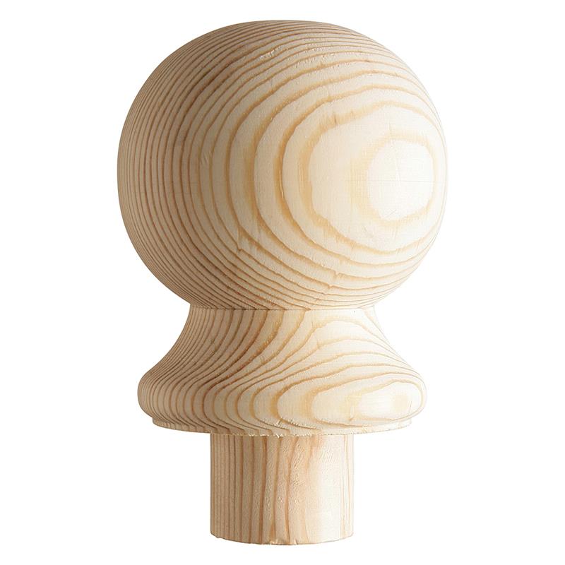 PINE FULL NEWEL BALL CAP