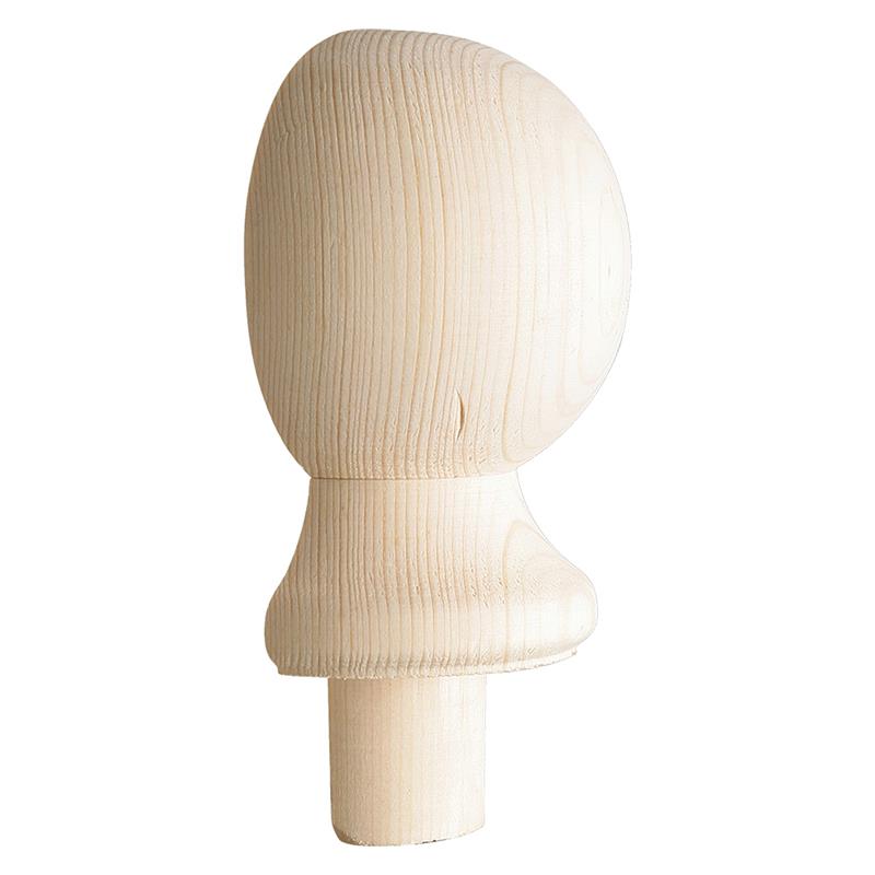 PINE HALF NEWEL BALL CAP (Incl. blister pack)