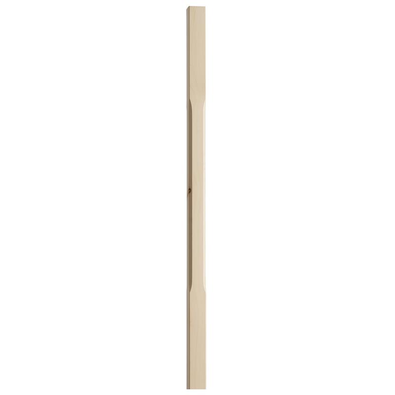PINE STOP CHAMFERED SPINDLE - 41mm x 41mm x 895mm