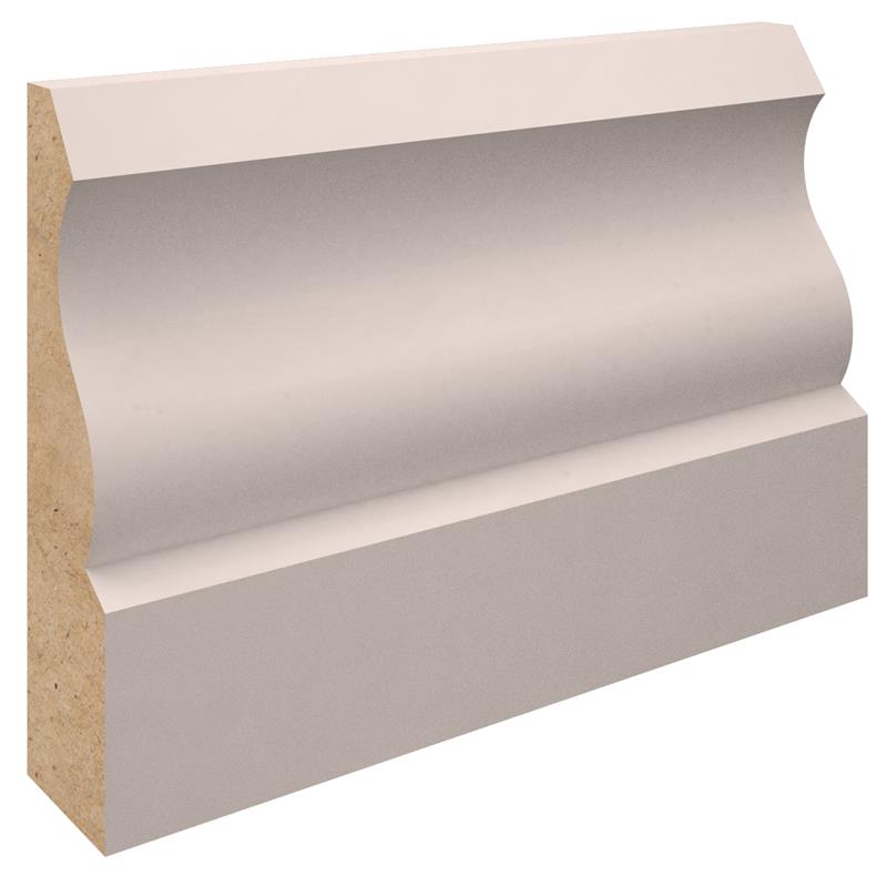 MDF OGEE PRIMED ARCHITRAVE - 18mm x 75mm x 5.4M