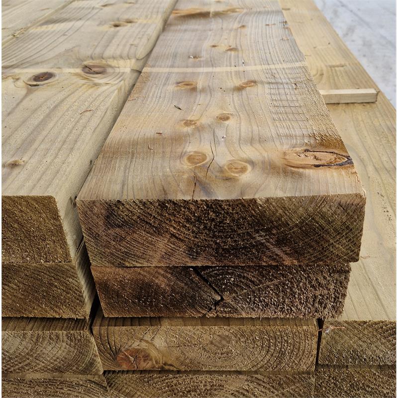 TREATED ROUGH SAWN C16 TIMBER - 75mm x 225mm x 6.1M