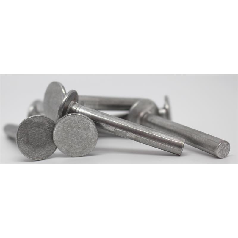 ALUMINIUM BLUNT END SLATE PEGS - 50mm