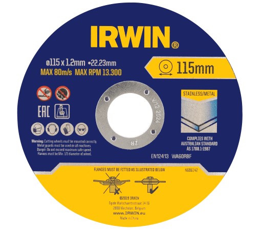 METAL CUTTING DISC - 22mm x 115mm