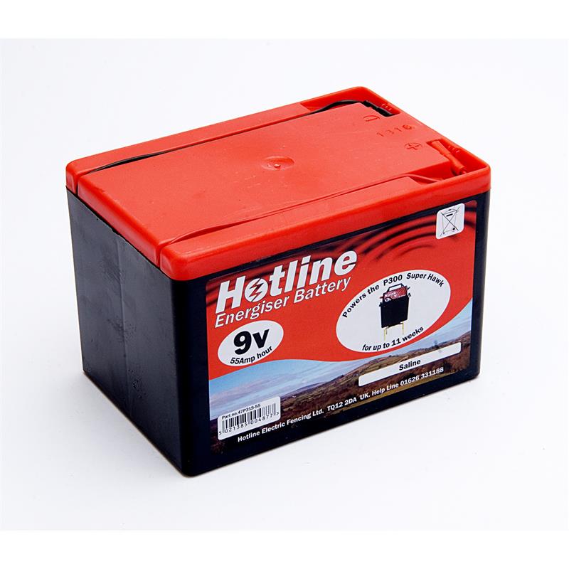 9 VOLT 55AH DRY CELL BATTERY