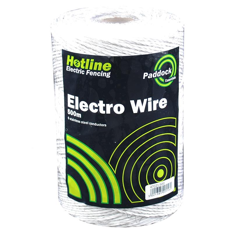 WHITE PADDOCK 6 STRAND WIRE 250M