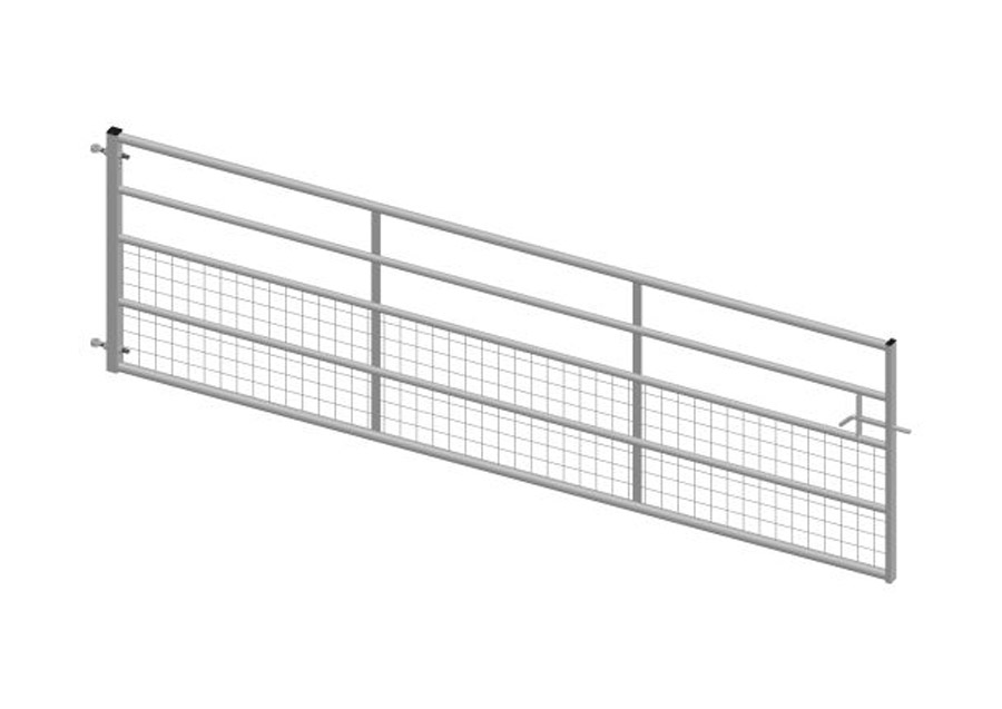 HALF MESH GALVANISED FIELD GATE 10ft