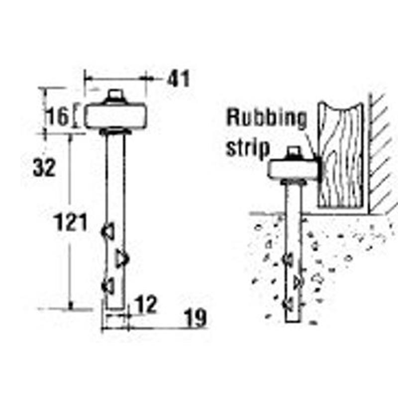 GUIDE 6G FLOOR FIXING ASSEMBLY