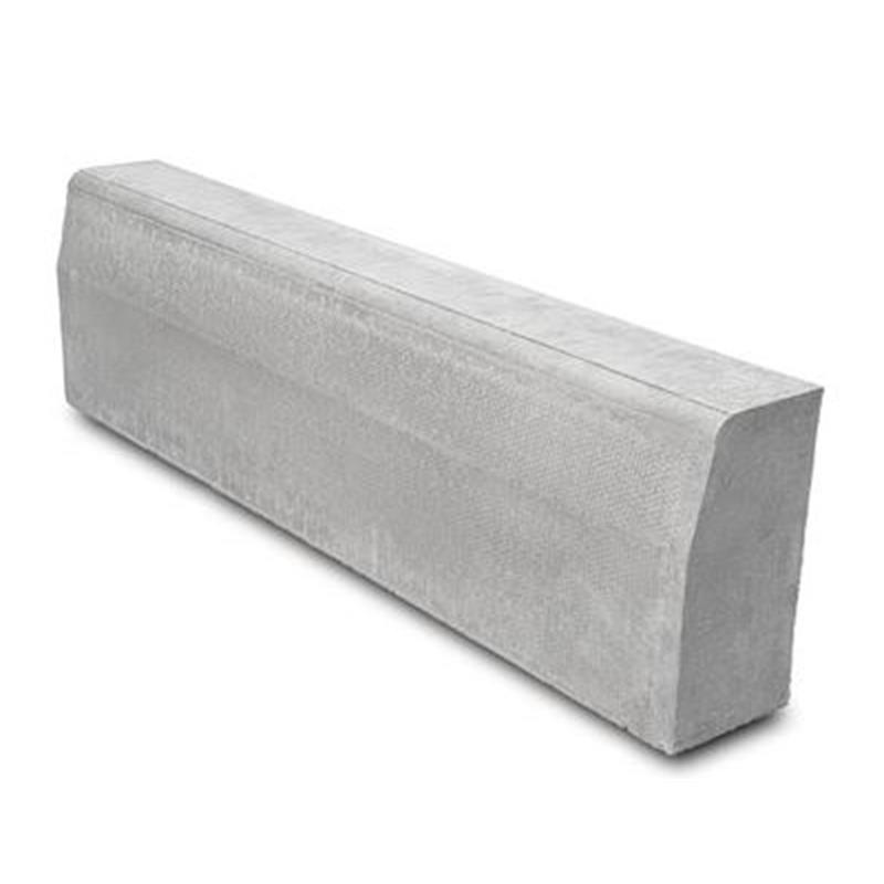 HALF BATTERED CONCRETE KERB 125 x 255 x 915mm