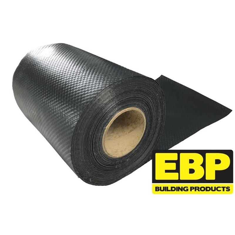 BS6515 EMBOSSED POLYTHENE DAMP PROOF COURSE - 100mm x 30m 500mu