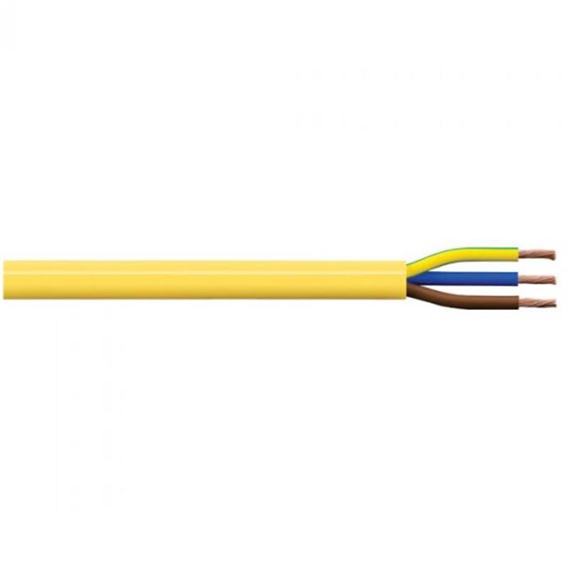 3 CORE ARTIC FLEXIBLE CABLE 2.5mm2 YELLOW (Price per metre)