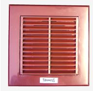 4" FIXED GRILLE - BROWN