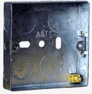 1 GANG 16mm FLUSH METAL BACK BOX