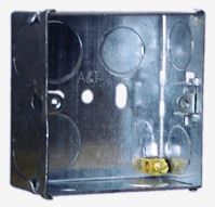 1 GANG 25mm FLUSH METAL BACK BOX