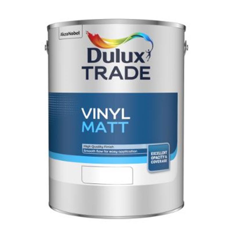 DULUX TRADE VINYL MATT EMULSION PAINT, MAGNOLIA - 2.5L