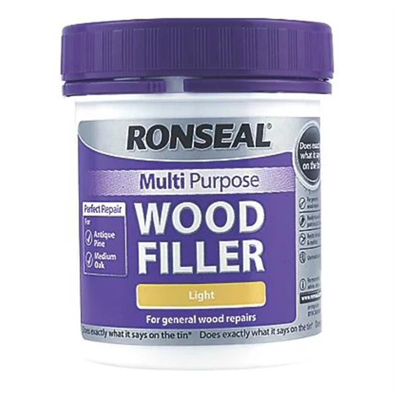 RONSEAL MULTI PURPOSE WOOD FILLER LIGHT 250g