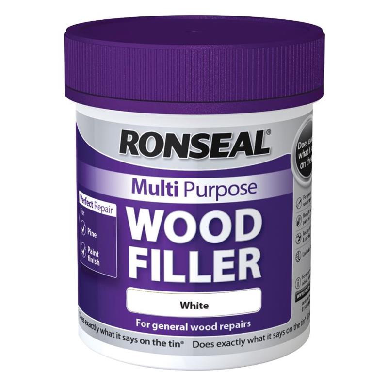 RONSEAL MULTI PURPOSE WOOD FILLER WHITE 250g