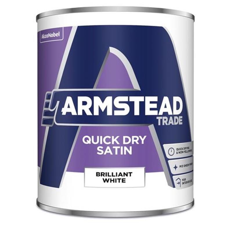 ARMSTEAD TRADE QUICK SATIN GLOSS, BRILLIANT WHITE - 1L