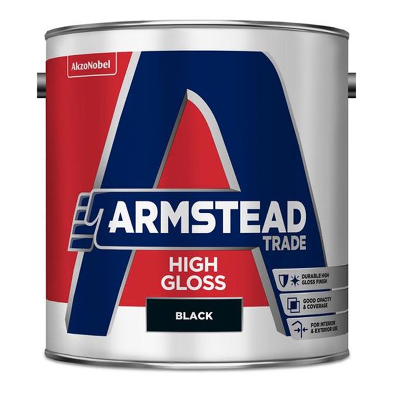 ARMSTEAD TRADE HIGH GLOSS, BLACK - 2.5L