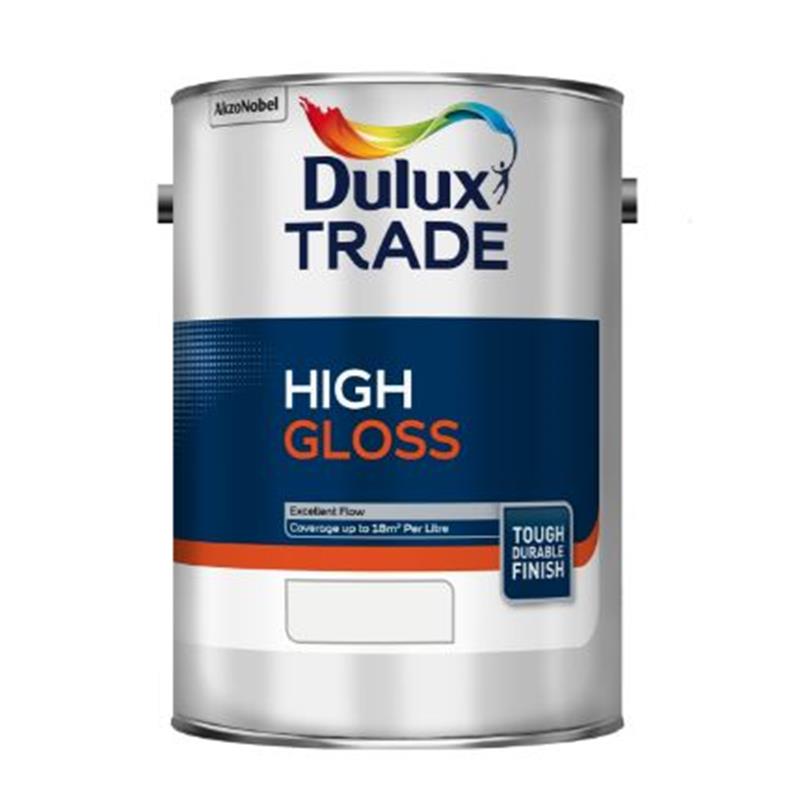 DULUX TRADE HIGH GLOSS, PURE BRILLIANT WHITE - 2.5L