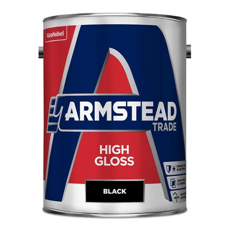 ARMSTEAD TRADE HIGH GLOSS, BLACK - 5L