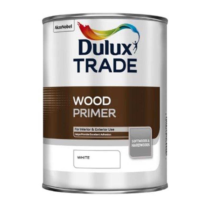 DULUX TRADE WOOD PRIMER, WHITE - 1L