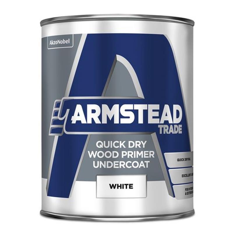 ARMSTEAD TRADE DRY WOOD PRIMER UNDERCOAT, WHITE - 1L
