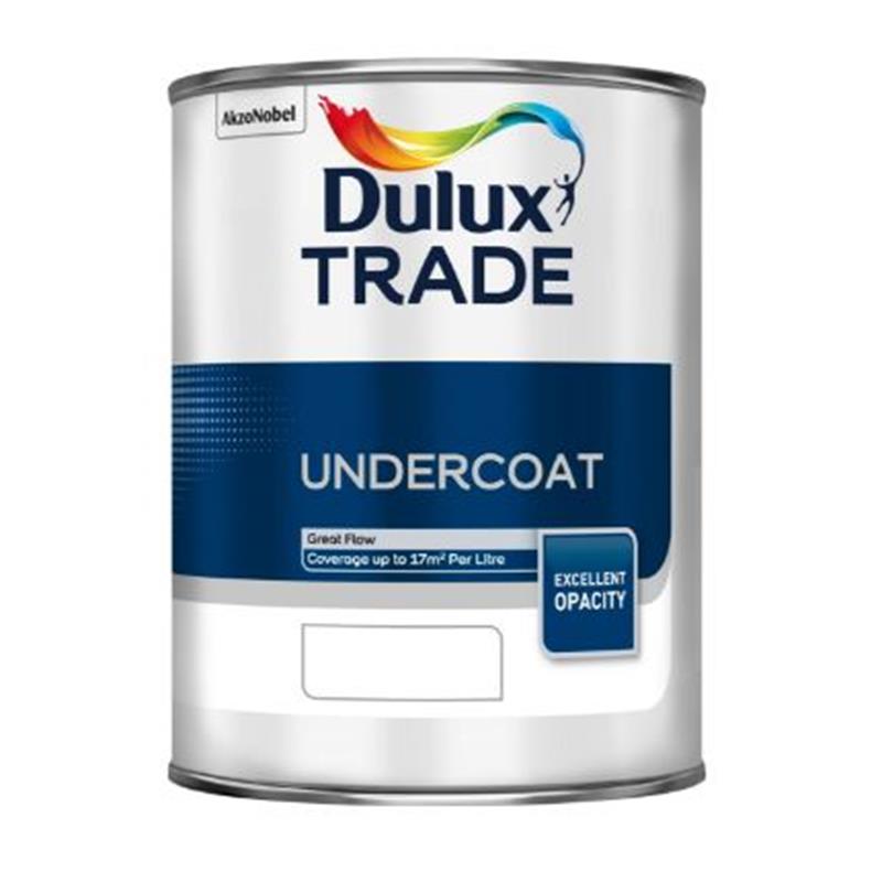 DULUX TRADE UNDERCOAT, WHITE - 1L