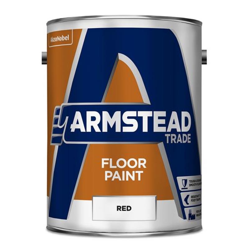ARMSTEAD TRADE FLOOR PAINT RED - 5L