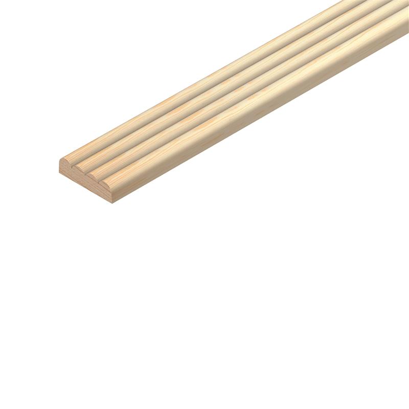 PINE REED MOULDING - 6mm x 21mm  x 2.4M